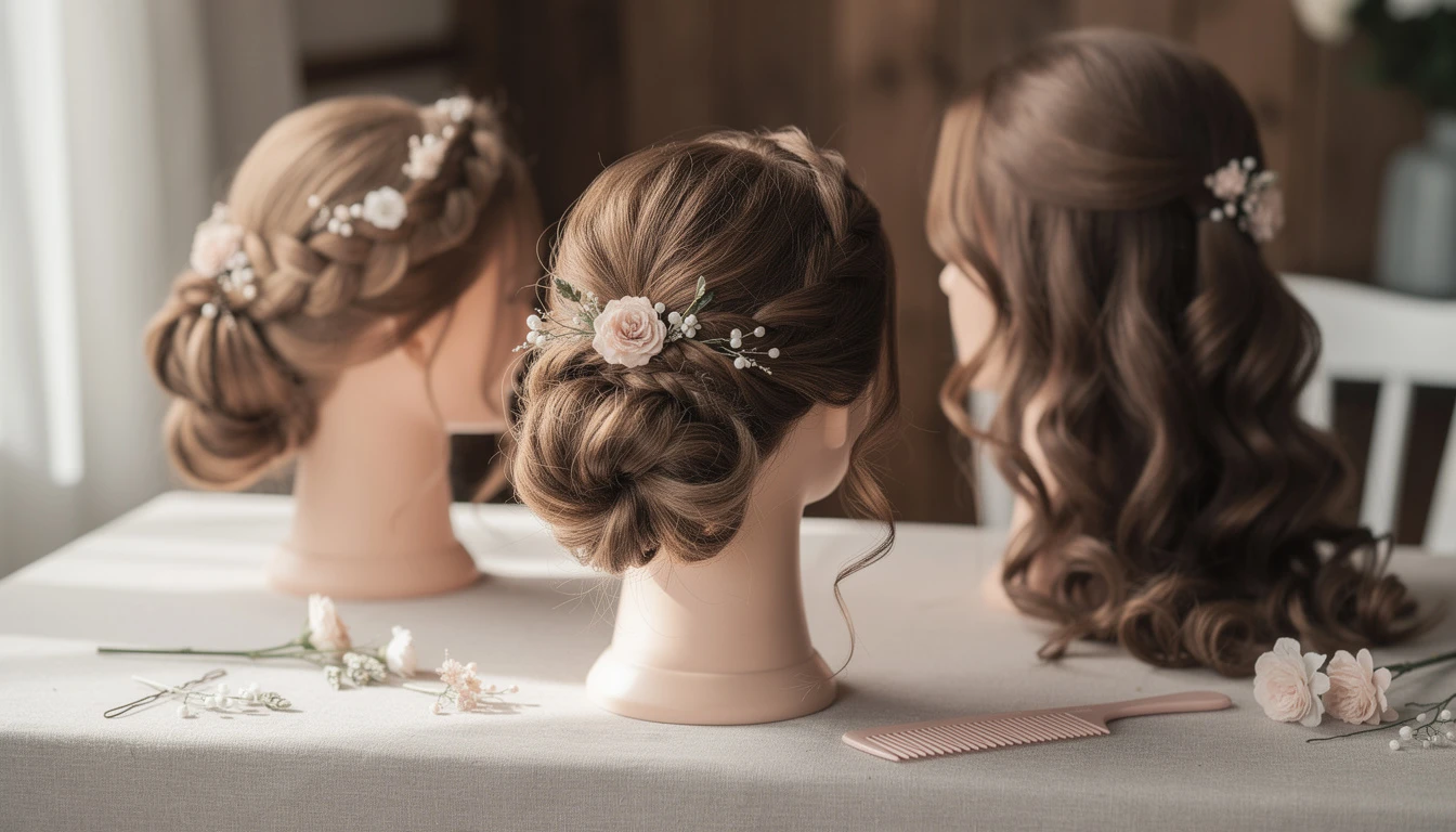 Idées de coiffures faciles pour un mariage à faire soi-même