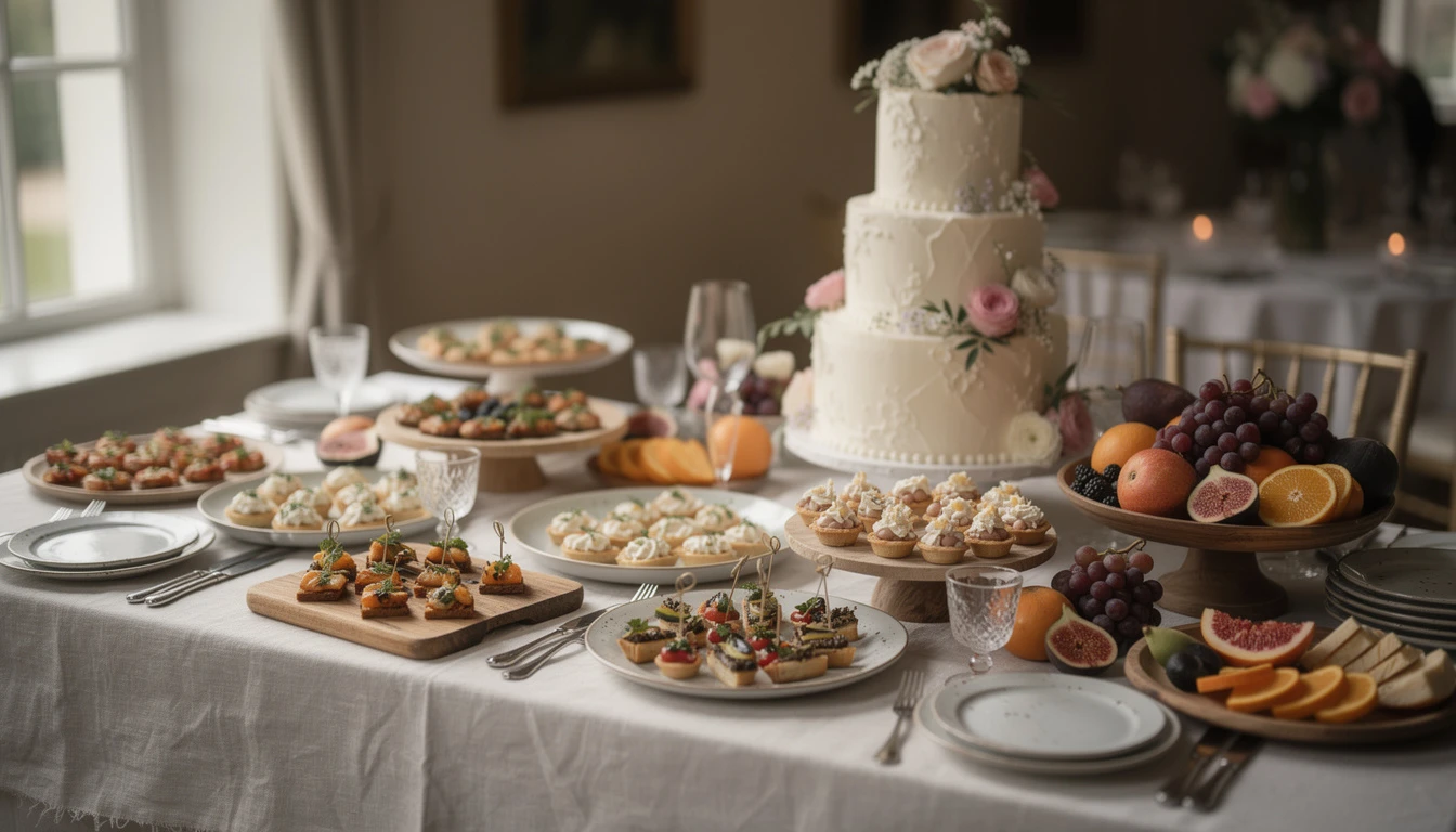 Menu traiteur mariage : idées, formules et tendances pour régaler vos invités